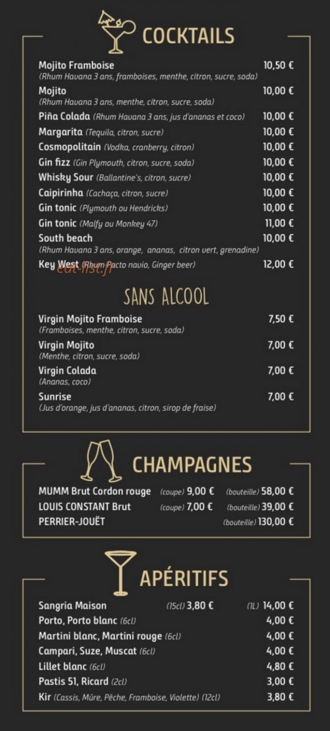 Le Seven — carte page 2
