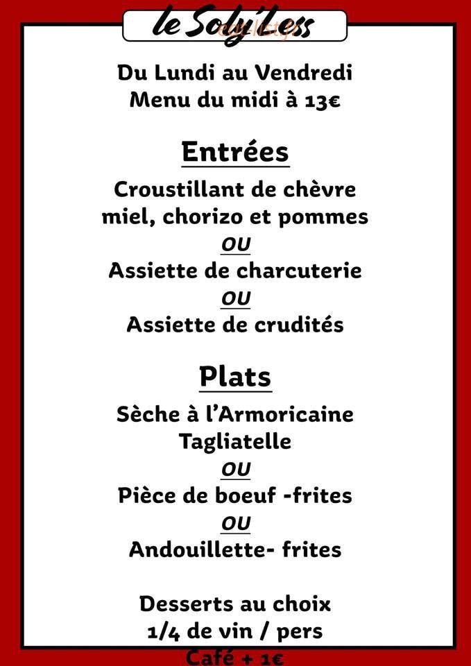 Le Soly'Less — carte page 1