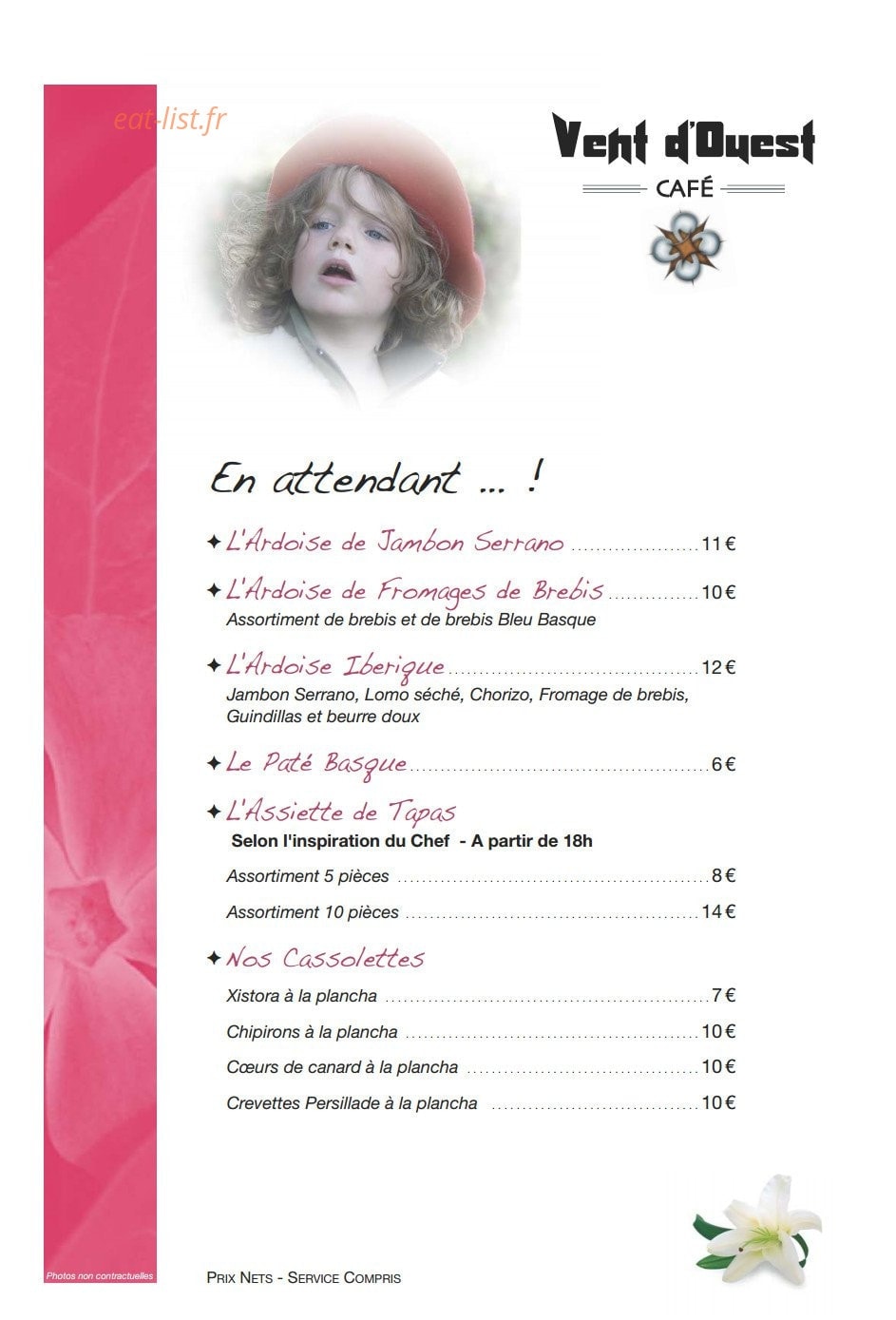 Le Vent d'Ouest — carte page 2