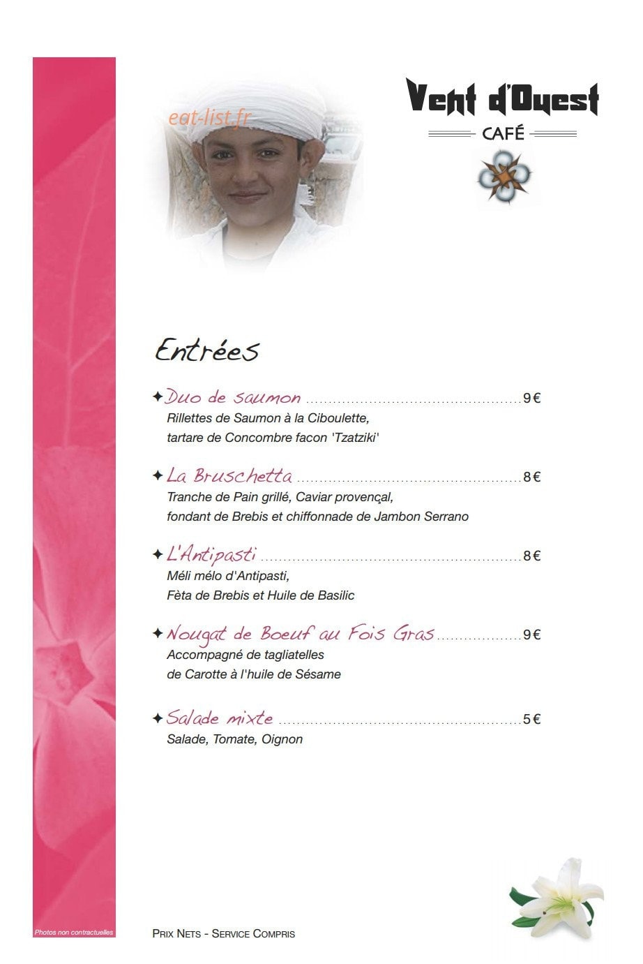 Le Vent d'Ouest — carte page 3