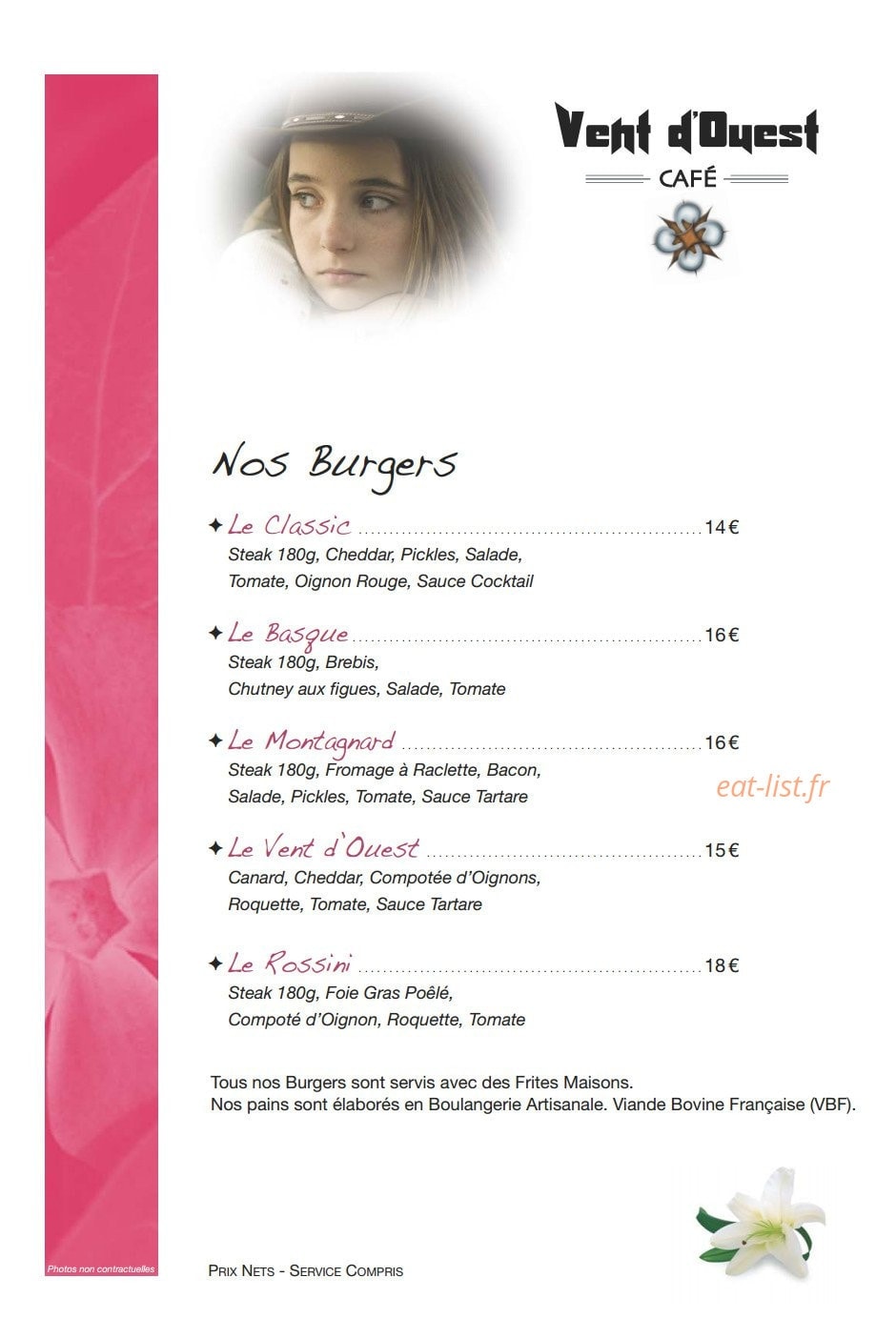 Le Vent d'Ouest — carte page 6