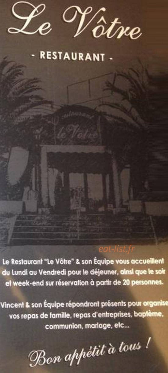 Le Vôtre — carte page 1