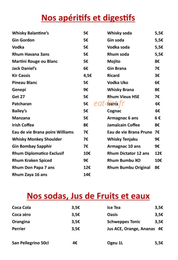 O Chalet — carte page 4