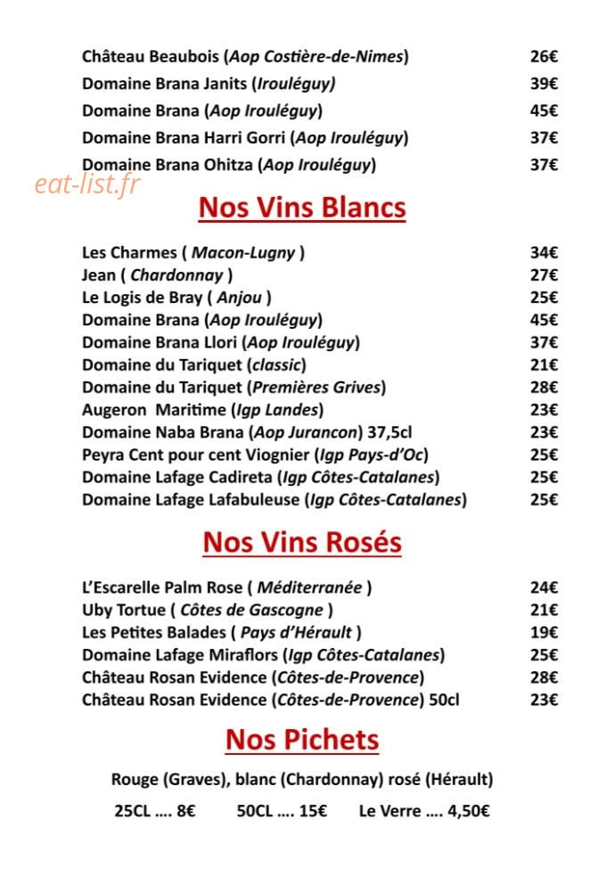 O Chalet — carte page 5