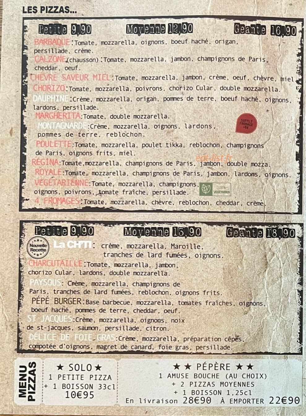 Pépé Joe — carte page 1