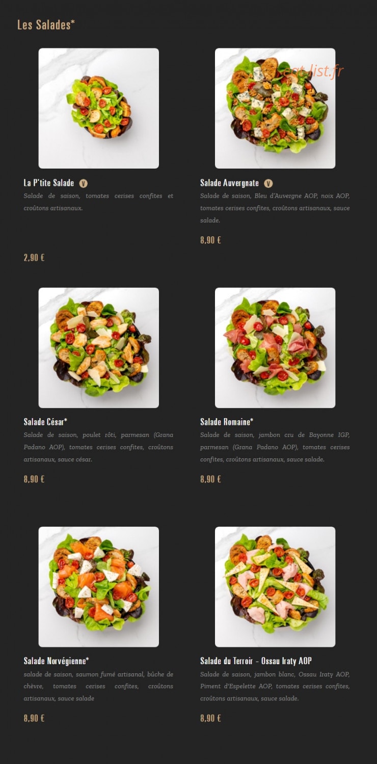 Pizza Cosy — carte page 3