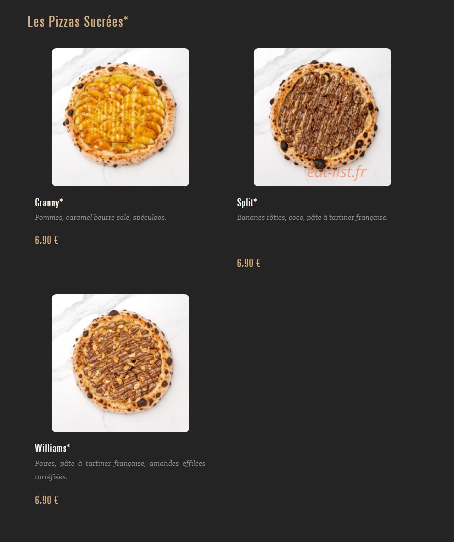 Pizza Cosy — carte page 7