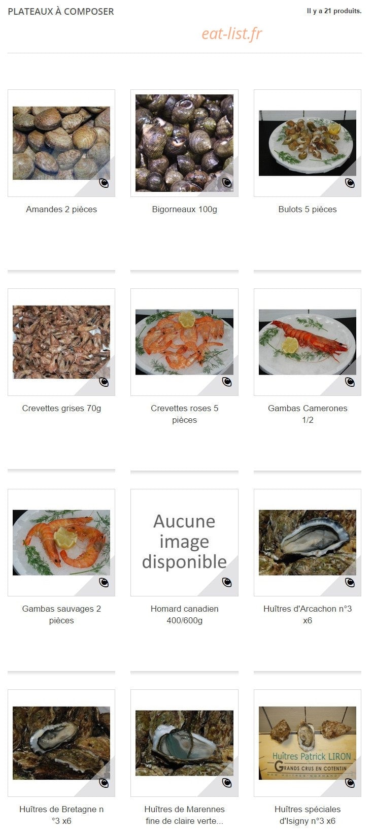 Poissonnerie Lamothe — carte page 2