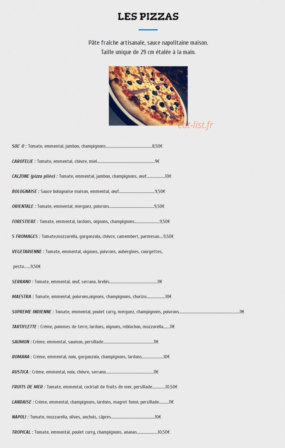 Sol'O — carte page 1
