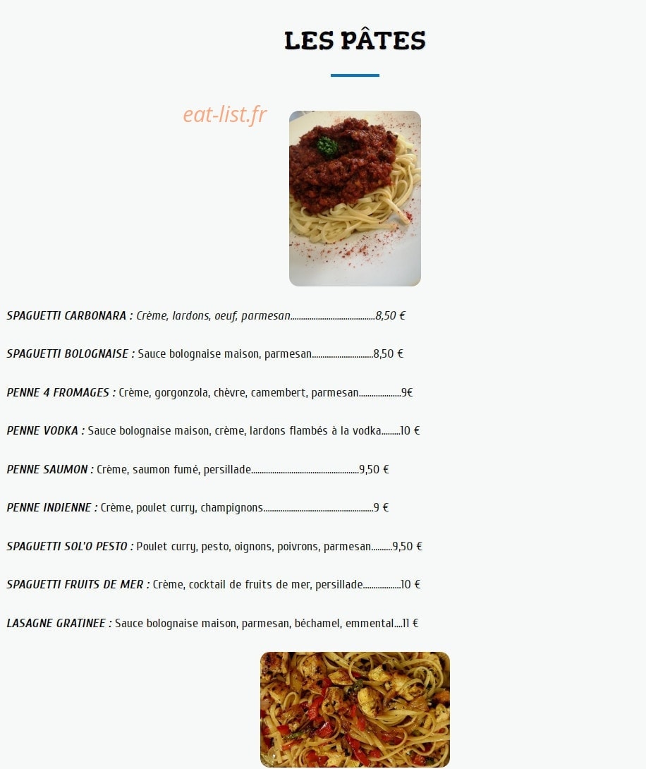Sol'O — carte page 2