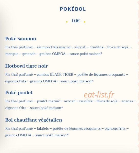 Sunside Café — carte page 3