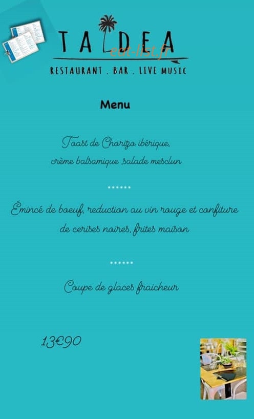 Taldea — carte page 1