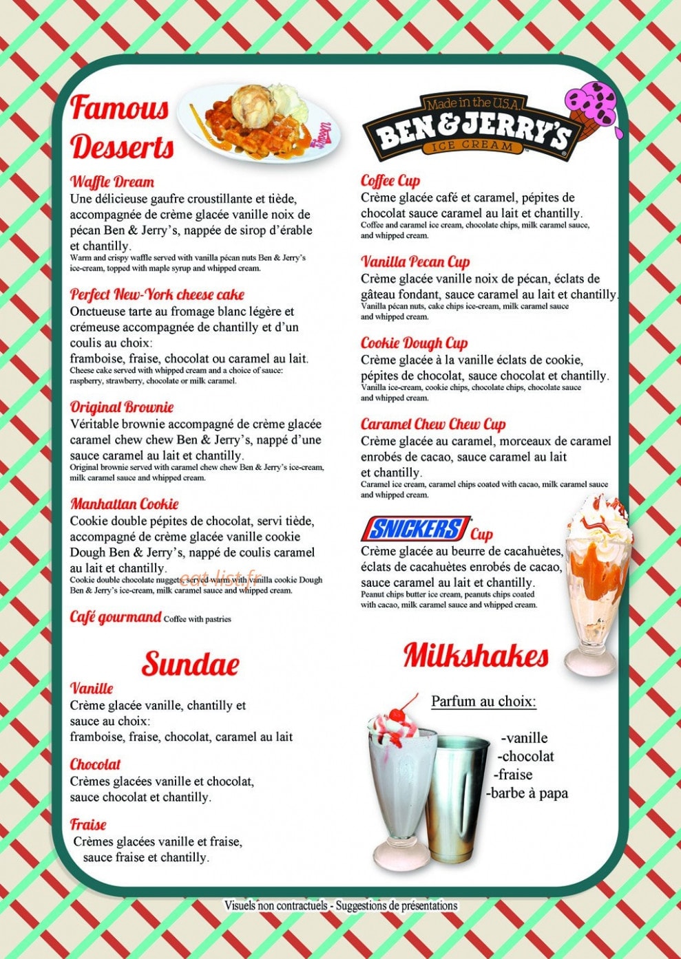 Woody's Diner — carte page 3