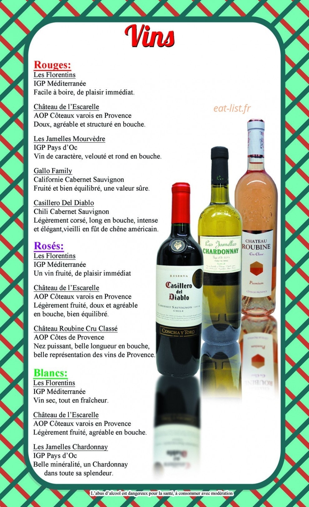 Woody's Diner — carte page 7