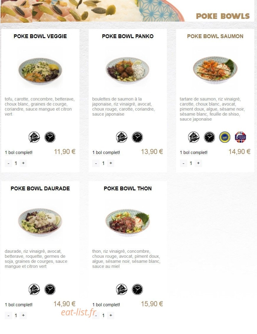 You Sushi — carte page 2
