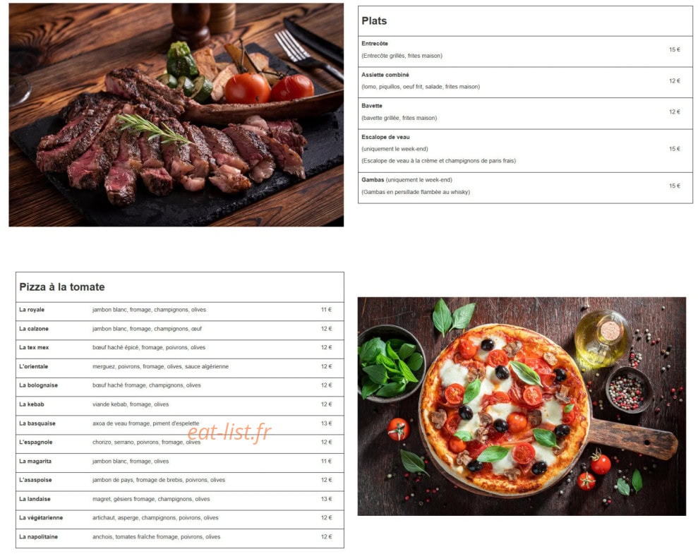 Pizzeria del Nono — carte page 2
