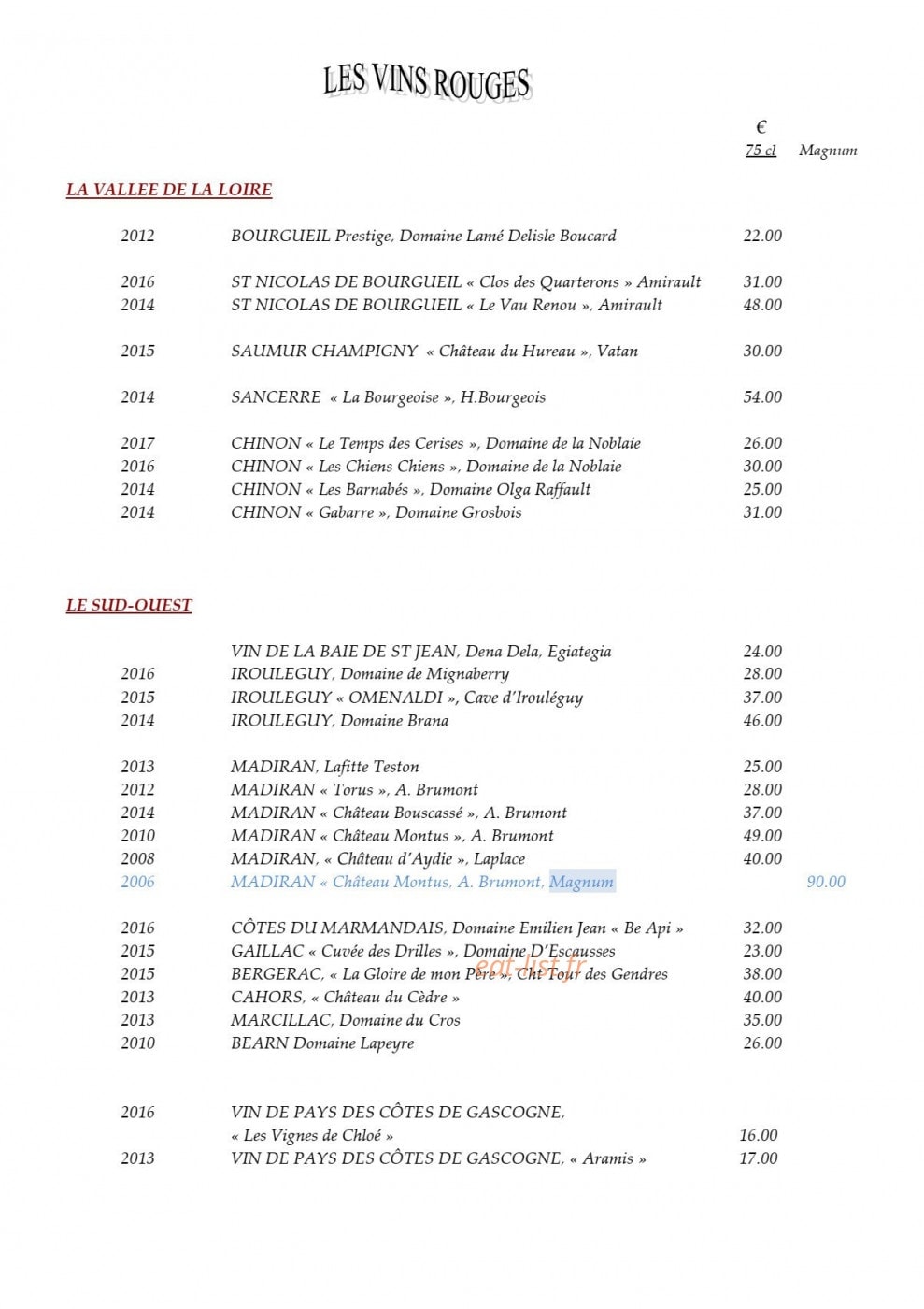 Les Jardins de Bakea — carte page 13