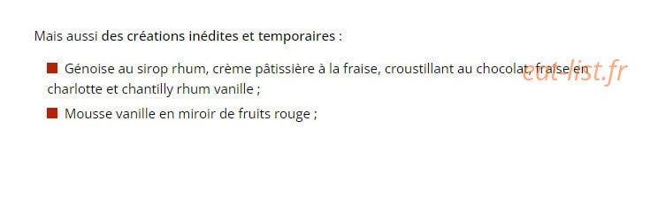 Au Bon Moment — carte page 3