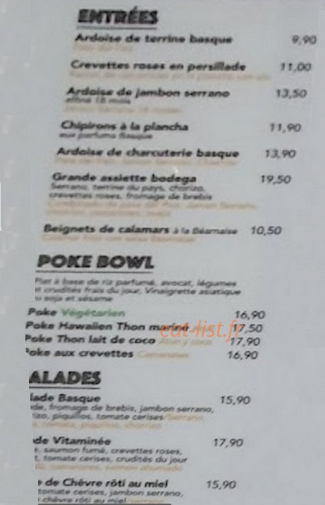 Côté Plage — carte page 1