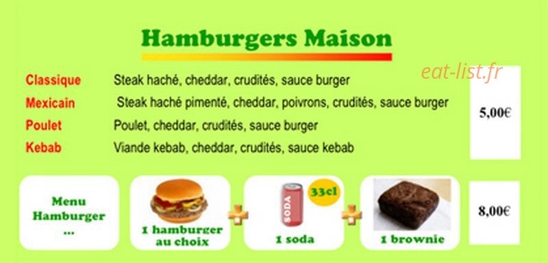 Croq Pizza — carte page 3