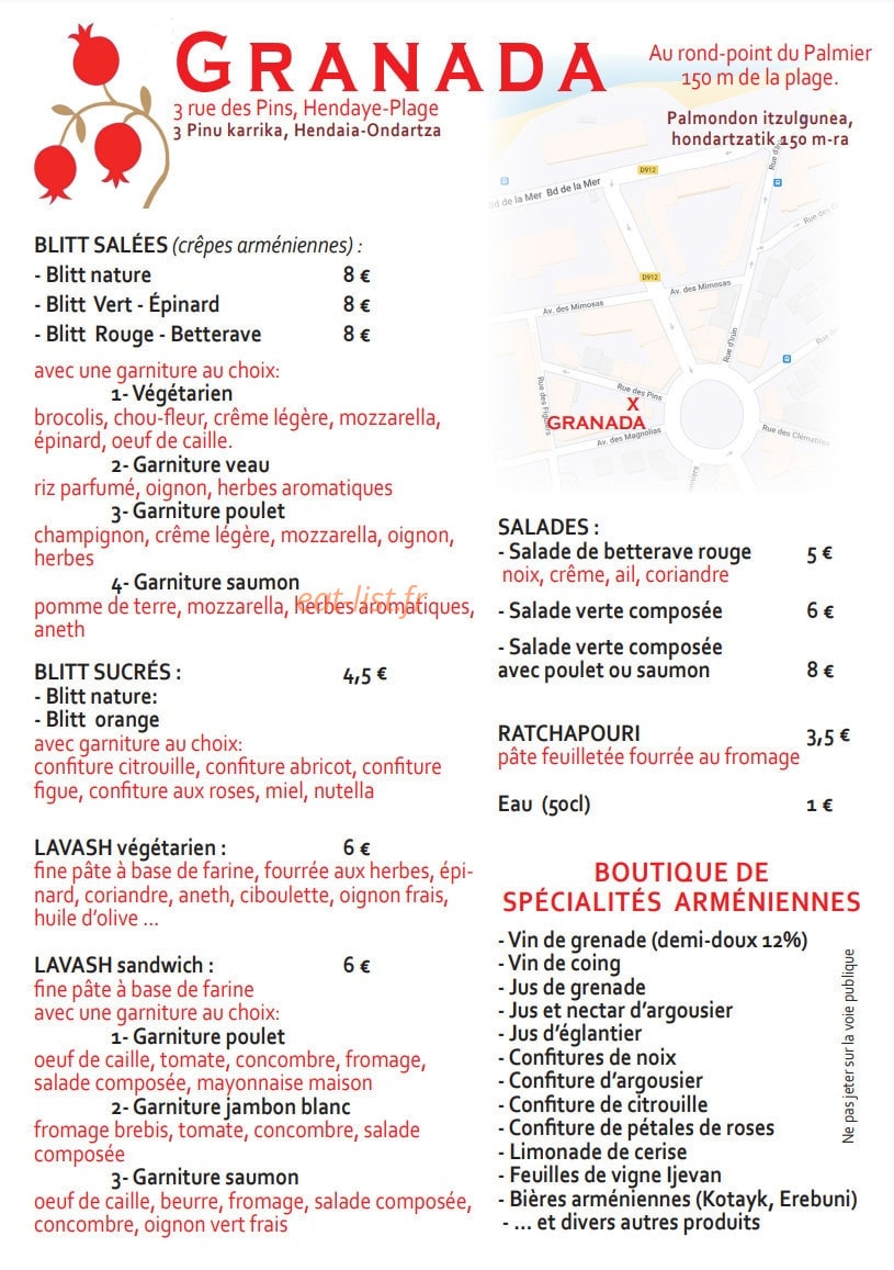Granada — carte page 1