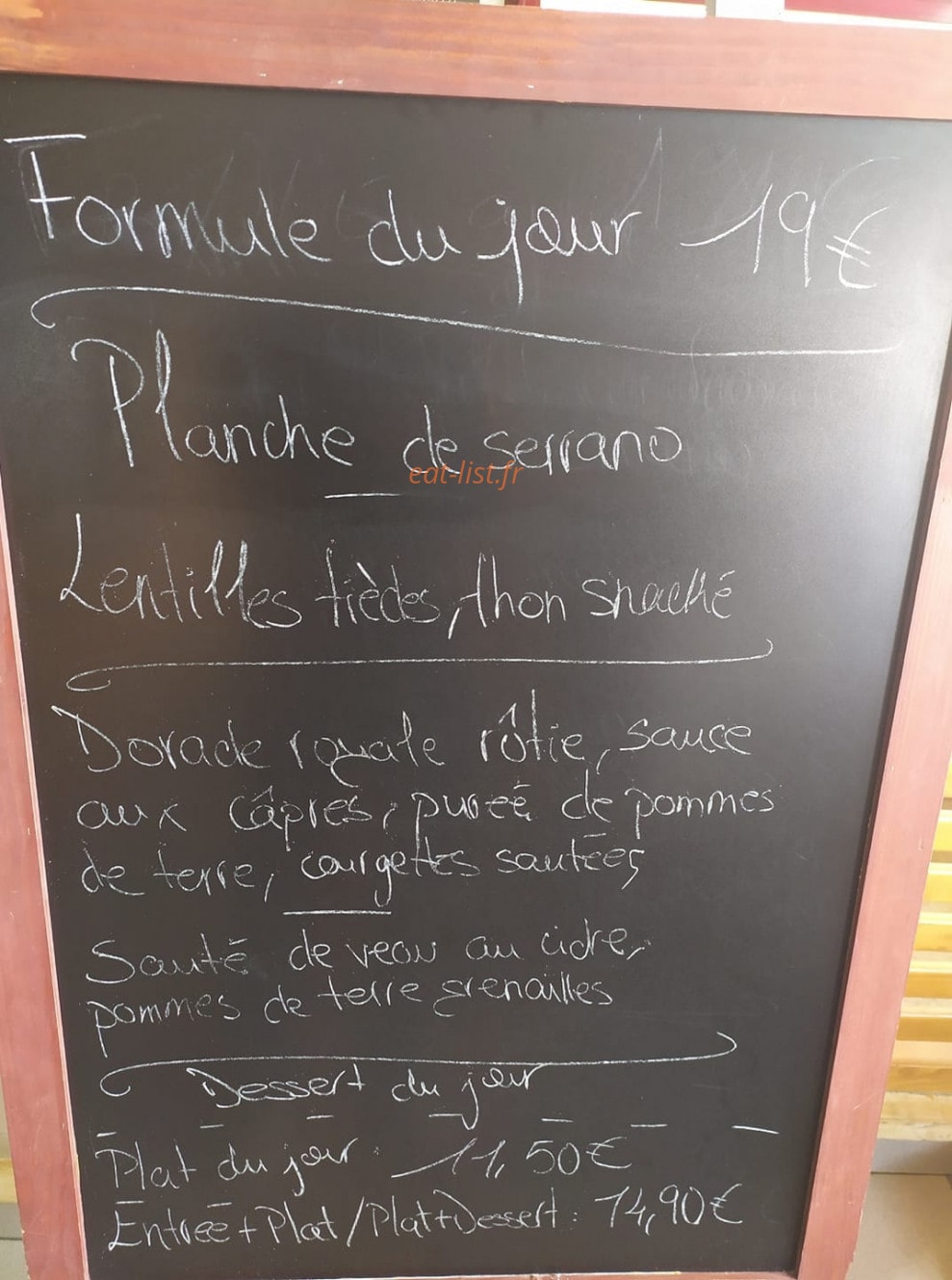 Hegoa Café — carte page 1
