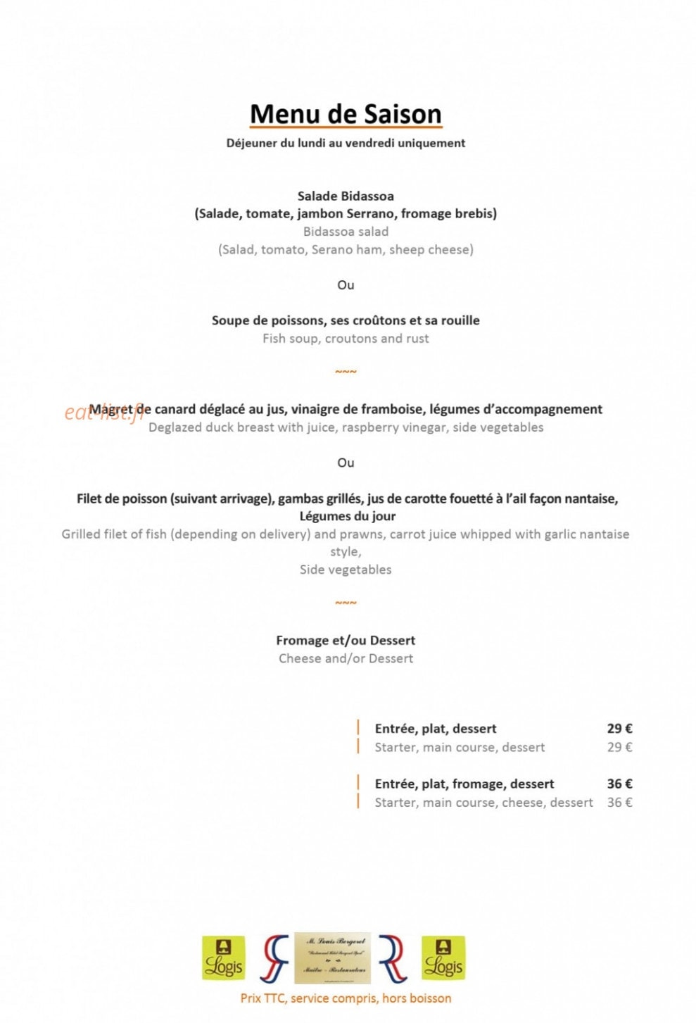 Hôtel Bergeret Sport — carte page 5