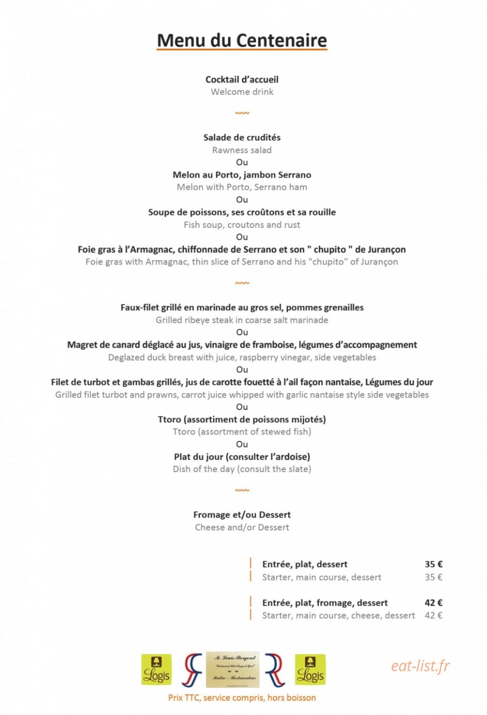 Hôtel Bergeret Sport — carte page 4