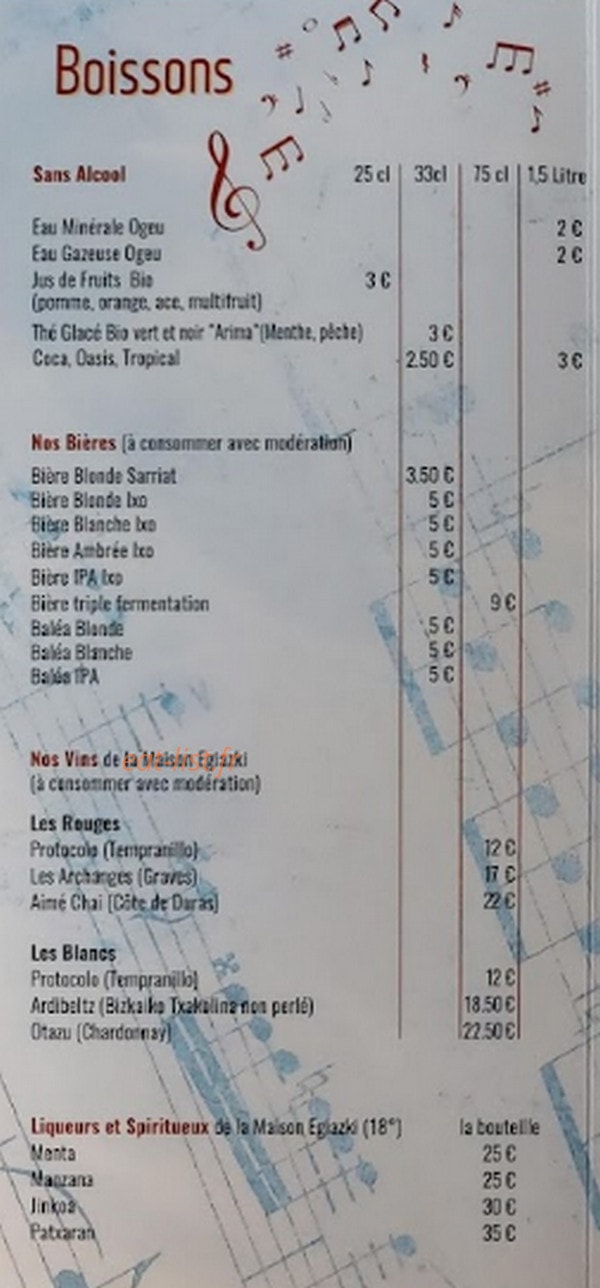 La Do Ré — carte page 5