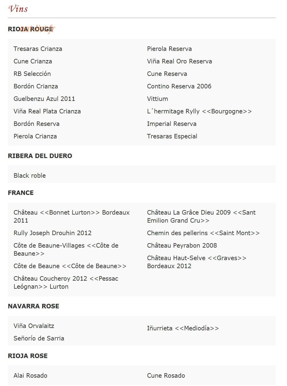 La Pinta — carte page 2
