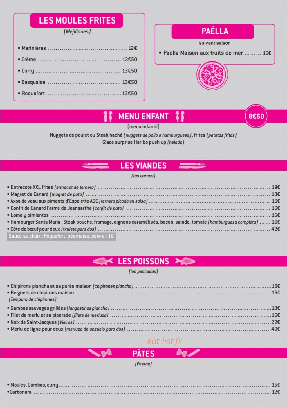 La Santa Maria — carte page 4