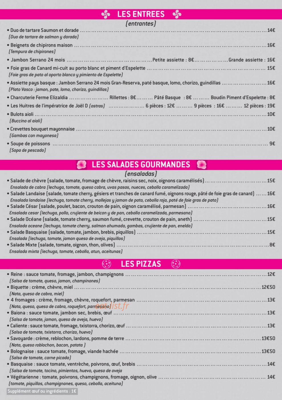La Santa Maria — carte page 3