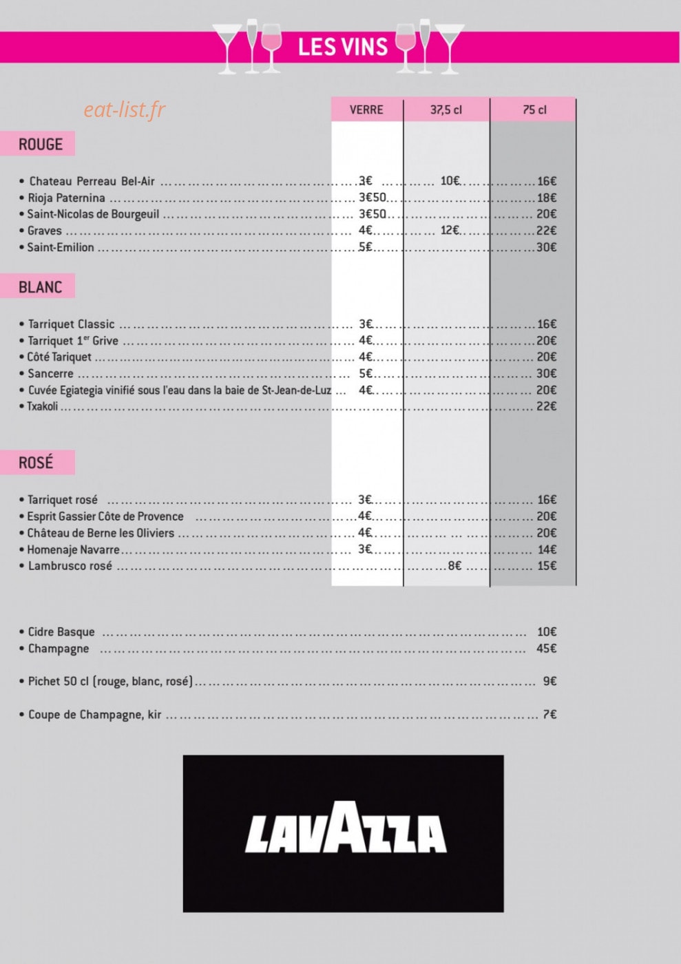 La Santa Maria — carte page 2