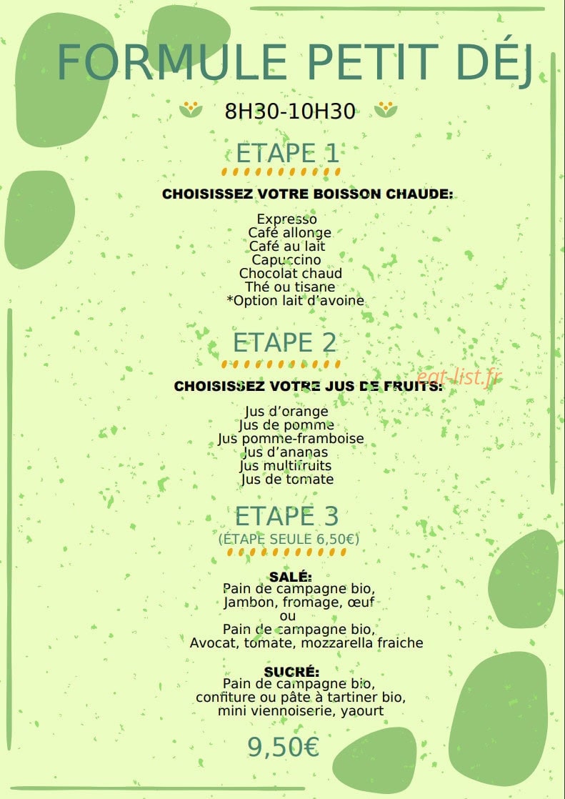 La Table d'Ametza — carte page 3