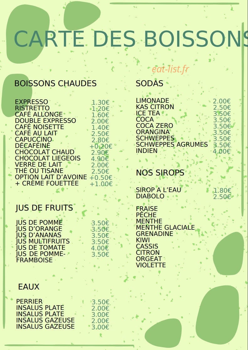 La Table d'Ametza — carte page 4
