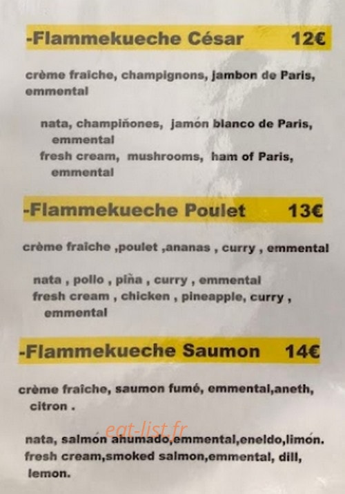 Le flammekueche — carte page 3
