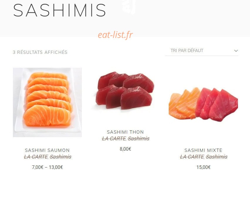 Sushi Moshi — carte page 6