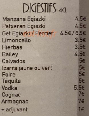 Ttiki bar — carte page 8