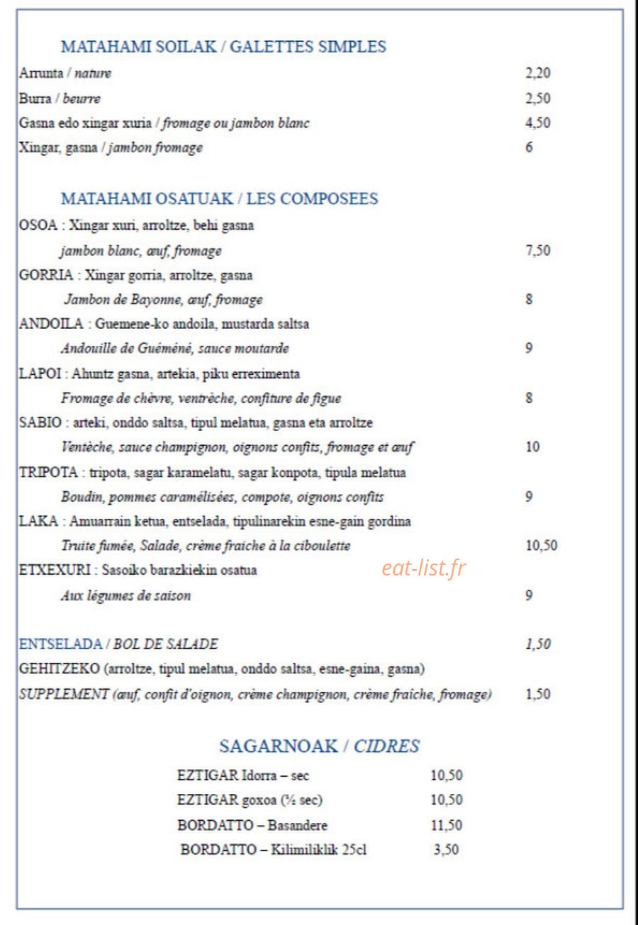 Gure Doia — carte page 1