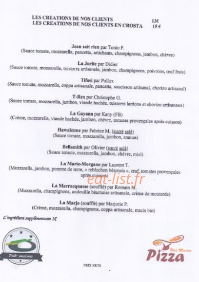 Chez Ludo — carte page 3