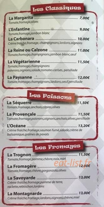 Loki pizza — carte page 2