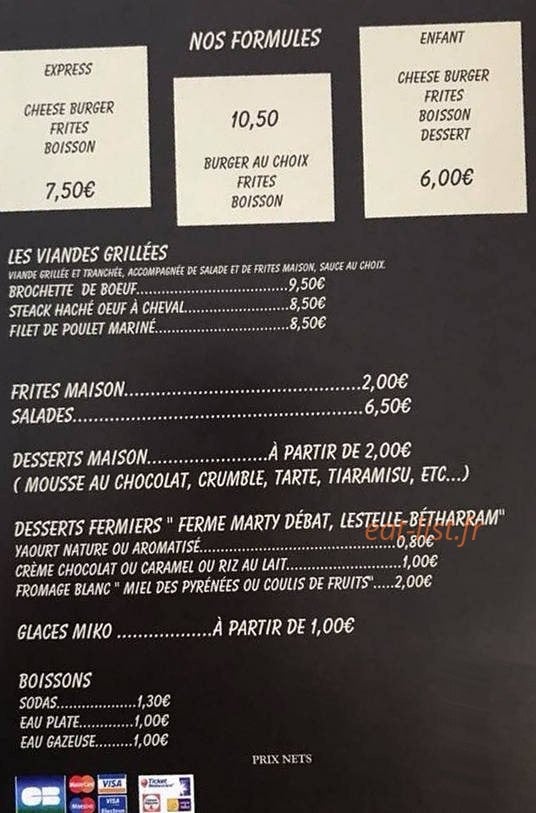 Histoire sans faim — carte page 1