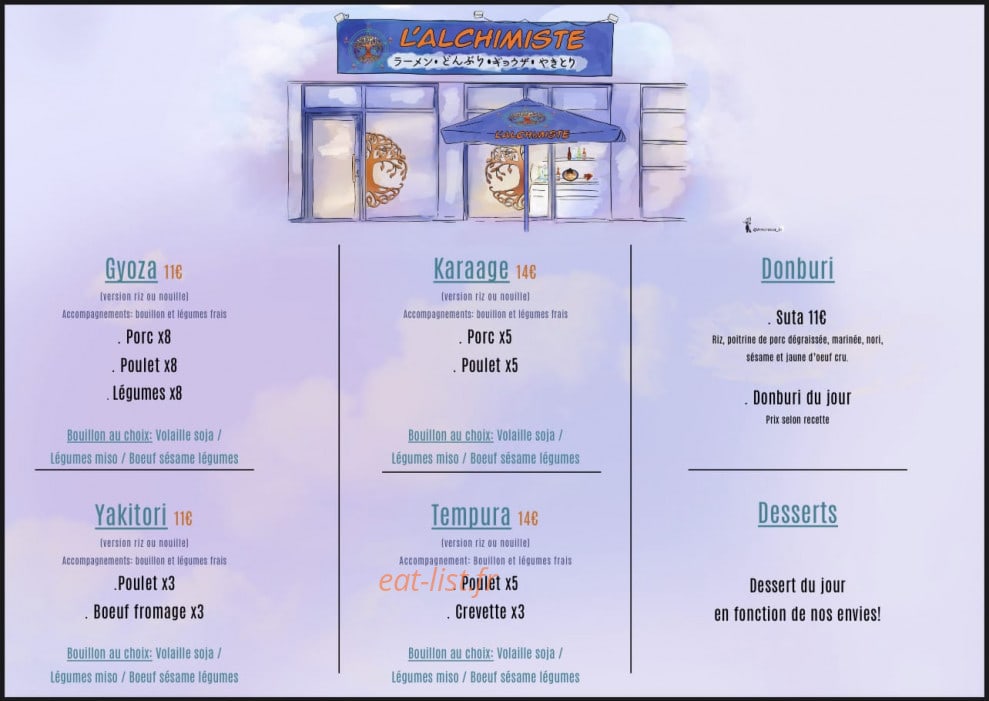 L'Alchimiste — carte page 2