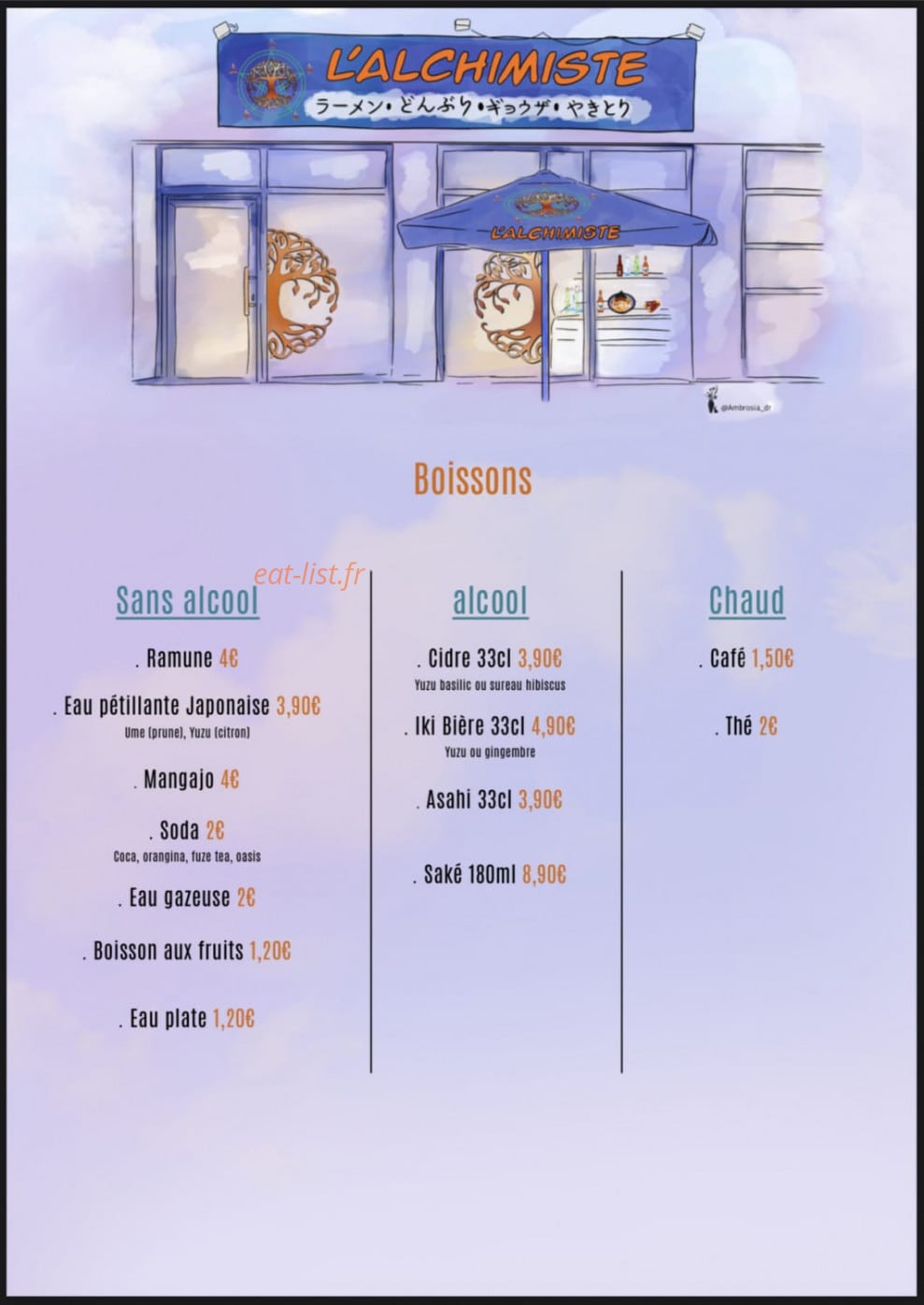 L'Alchimiste — carte page 3