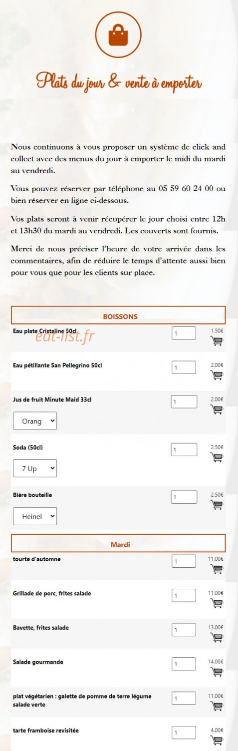 Le Béar-N-ay — carte page 2