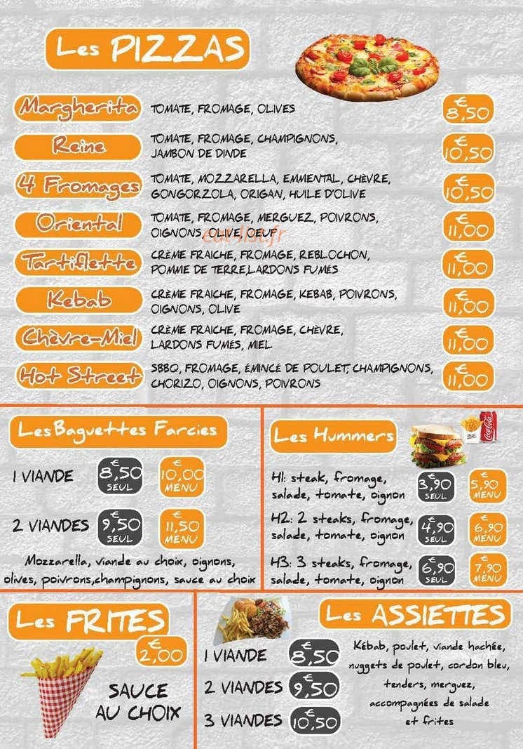 Streetfood 64 — carte page 2