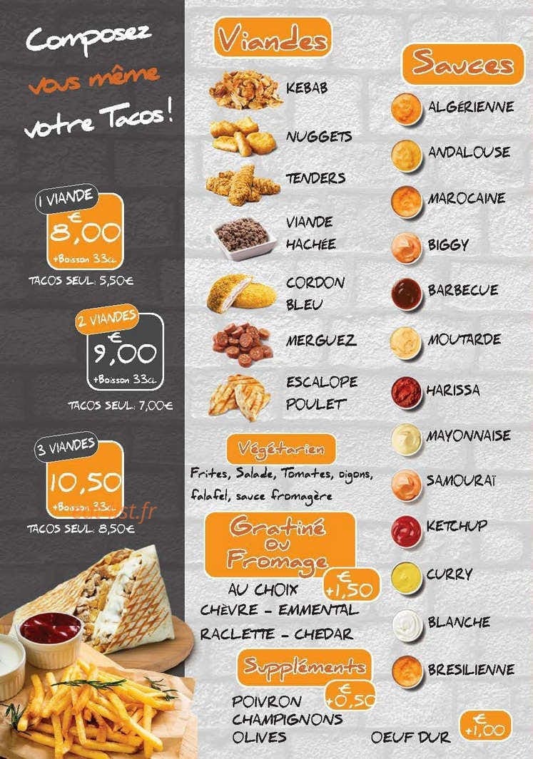 Streetfood 64 — carte page 3