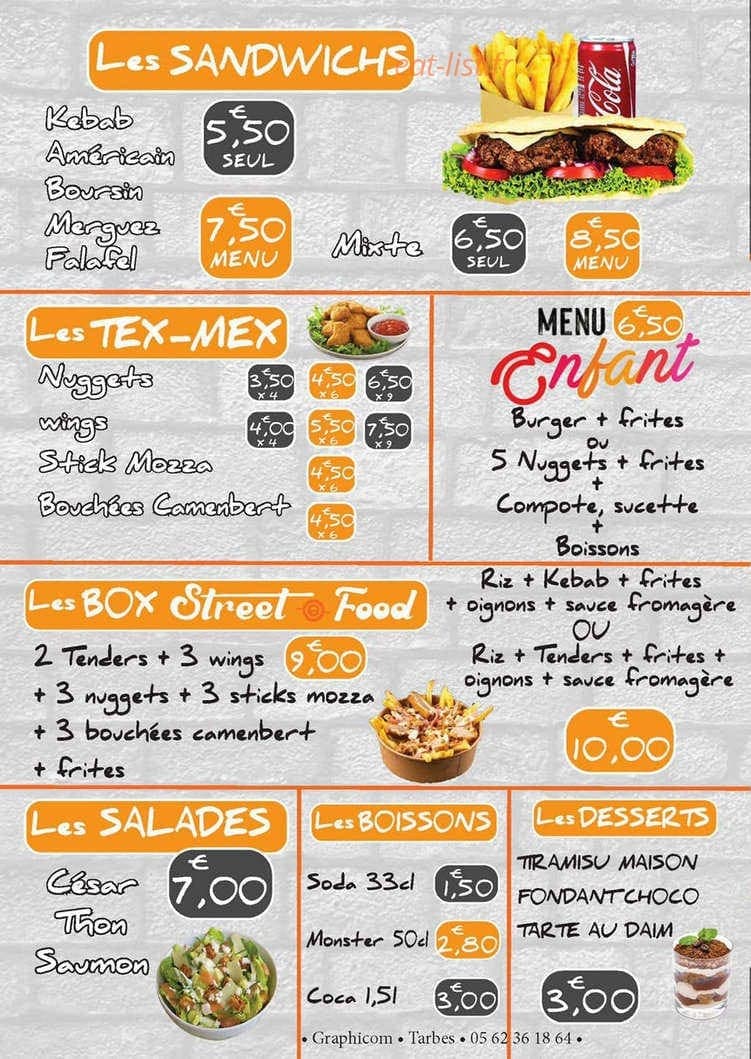 Streetfood 64 — carte page 4