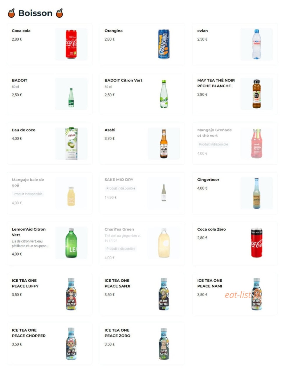 NKI sushi — carte page 7