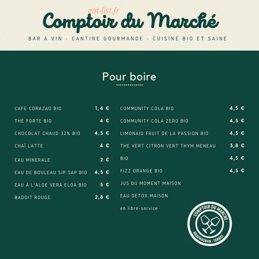 36, Le Bar — carte page 3